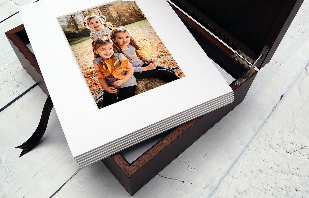 Beautiful matted prints to preserve your family legacy.